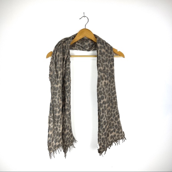 Wilfred WOOL Neck Scarf Animal Leopard Print - Picture 6 of 11